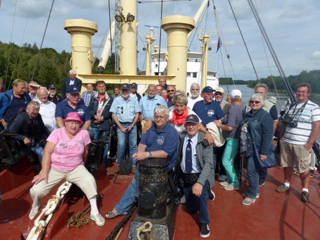 Vereinsmitglieder am 1. September 2019 (Foto: Pevi) seeleute-rostock2019.jpg