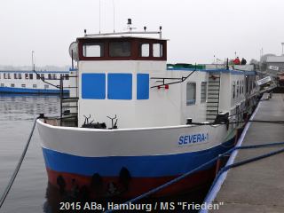 Das Wohnschiff SEVERA-1 in Rostock-Marienehe Frieden-2015-ba2292.jpg